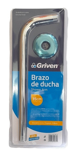 Brazo Para Regadera 35cm Griven 