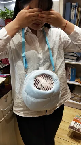 Bolsa Mascotas Portátil Erizo Hámster Que Lleva Resp Large