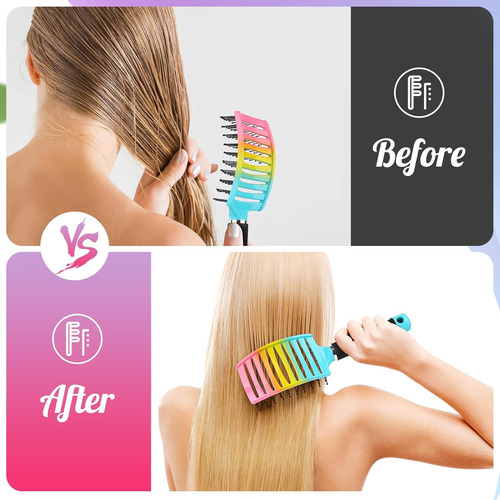 Cepillo Para El Cabello, Cepillo Curvado Para Secado Rápi...