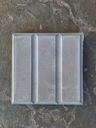 Mosaico Vereda De Tres Vainillas/panes Gris 20x20 X M2