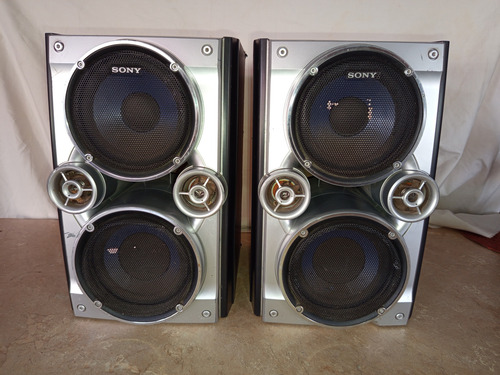 Módular Bocinas Sony Genezi Rg575 6 Ohms 150 W Potentes Alta Gris Plata 150 W (Usado)