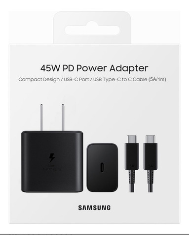 Cargador Carga Rápida 45w Adaptador Samsung