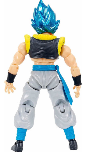 Imagen 5 de 8 de Figura Gogeta Azul Súper Saiyayin 13 Cm Articulada Bandai
