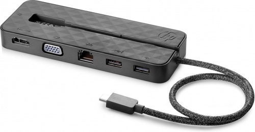 Mini Hp Docking Station Usb C 2x Usb 2.0 1x Hdmi/vga/rj45