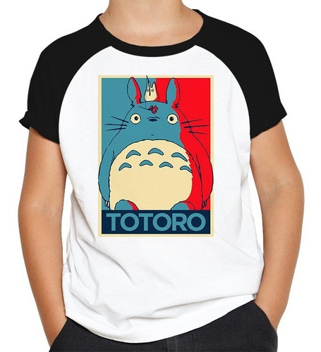Remera De Niño Totoro Ranglan