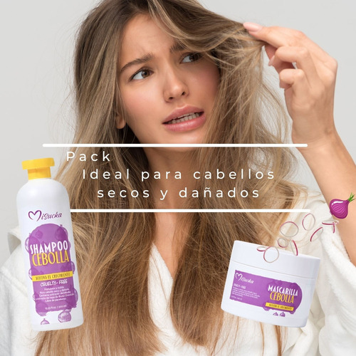 Shampoo Mascarilla Cebolla Romero Crecimiento Misucka