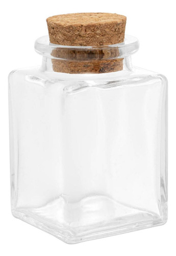 2 Mini Potinhos Porta Temperos 90ml Lyor Com Tampa De Rolha