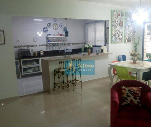 Apartamento Com 2 Dormitórios À Venda, 105 M² Por R$ 530.000,00 - Canto Do Forte - Praia Grande/sp - Ap0249