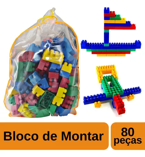 Blocos de Montar Morphun Junior 300 peças Brinquedo Educativo Bambalalão  Brinquedos EducativosBrinquedos Educativos