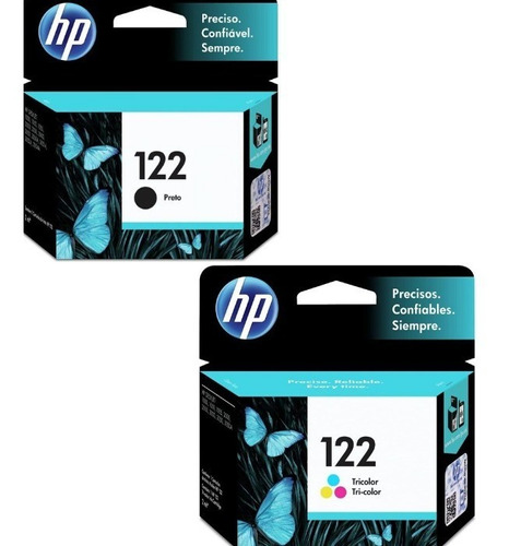 Pack 2 Cartuchos Tinta Hp 122 Negro+tricolor