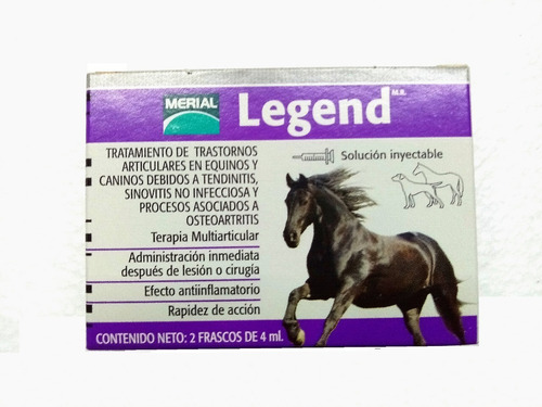 Legend Ácido Hialurónico Merial 10 Mg Dos Frascos De 4 Ml