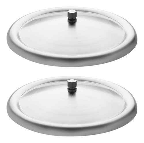 Tazas De Café De Viaje Con Tapa De Acero Inoxidable, 2 Unida