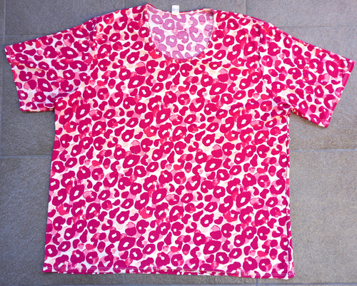 Remera Amplia Jersey Hilo De Seda Fría Talle Xxl Muy Amplia