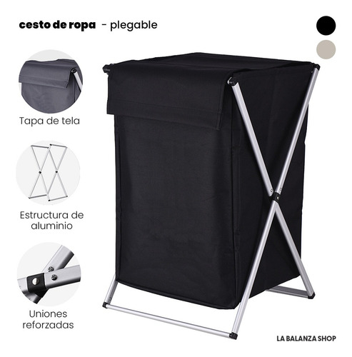 Cesto Canasto Ropa Sucia Tela Impermeable Plegable