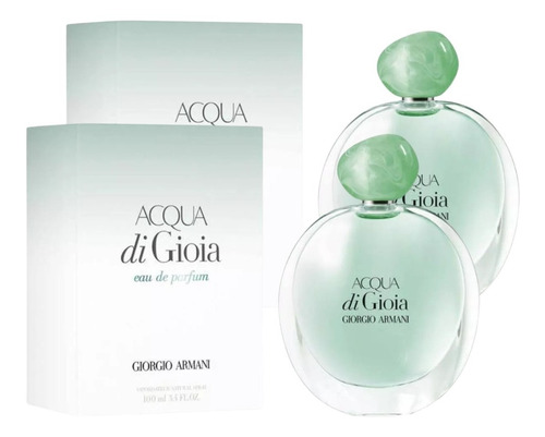 Paquete Acqua Di Gioia 100ml Dama Original 2 Pzas