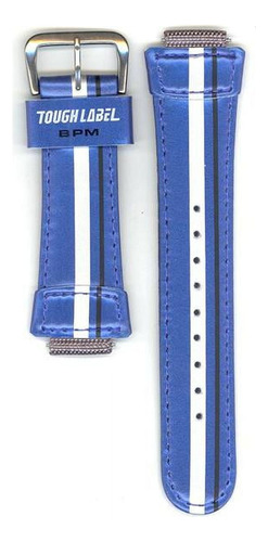 Correa Para Reloj Casio Baby-g De Cuero, Color Azul