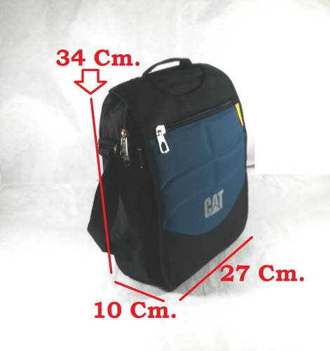 Imagen 8 de 8 de Morral Caterpillar Porta Tablet iPad Hasta 12¨ Estampado