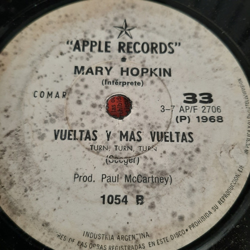 Simple Mary Hopkin Apple Records C17