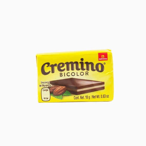 Cremino Avellana Bicolor Tableta De Chocolate Blister 24 Pzs