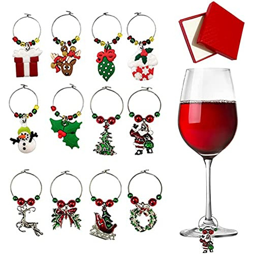 Etiquetas De Copas De Vino De Navidad, Regalos Amantes ...