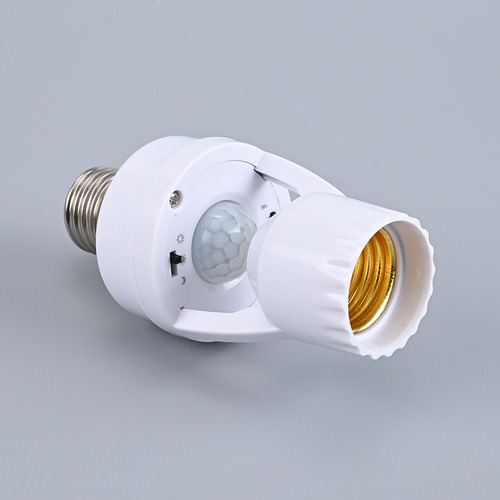 Suporte Pir E27, Sensor De Movimento, Base Adaptadora De Soq