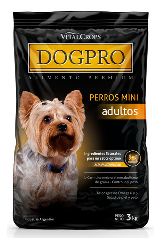 Alimento Para Perro Dogprop Mini Adulto 3 Kg