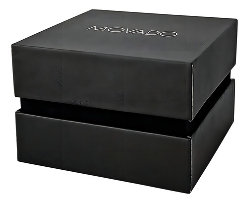 Movado Bold 3600695 Black Dial Grey Leather Strap Trend Vers