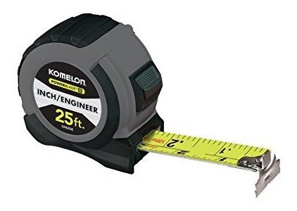 Komelon 52425ie Powerblade Ii Pulgadas Ingeniero Cinta Metr