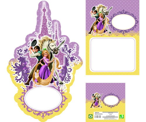 Kit Imprimible Princesa Rapunzel 