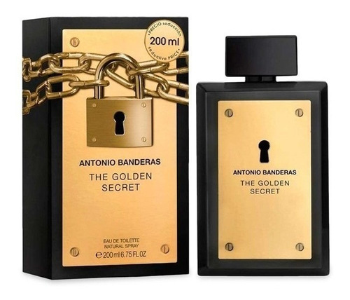 Perfume Hombre The Golden Secret De Antonio Banderas 200ml