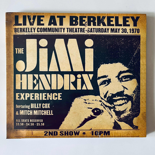 The Jimi Hendrix Experience Live At Berkeley Cd Nuevo Import