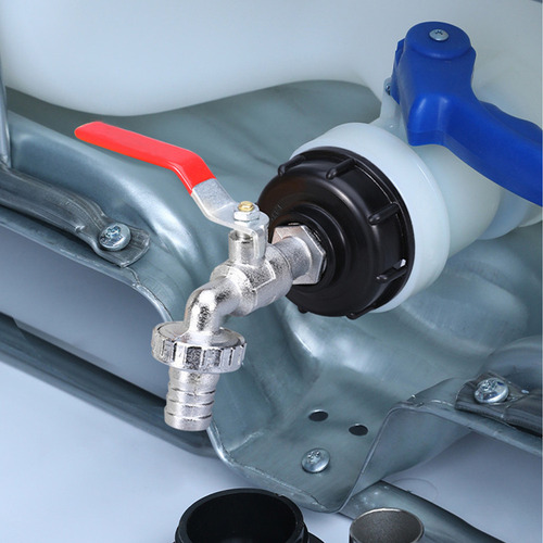 Adaptador Grifo Válvula Ibc 3/4'' Latón Conector Rosca Para