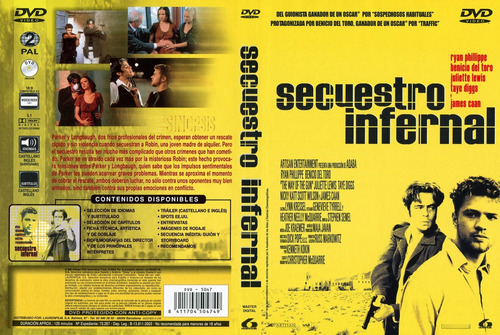 Secuestro Infernal- The Way Of The Gun- Benicio Del Toro Dvd