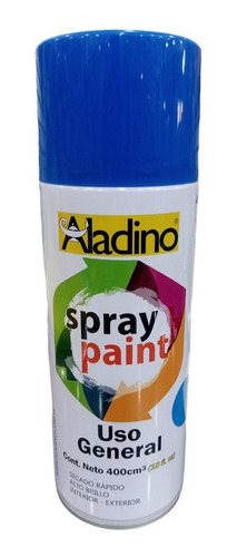 Spray Pintura En Aerosol 400ml Color Azul Claro Aladino