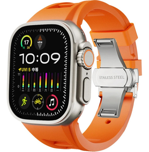 Correa Deportiva De Silicona Suave Para Apple Watch Ultra 2