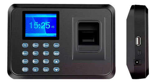Lector Biométrico Digital Huellas Dactilares Usb Horario Asi