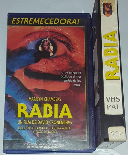 Rabia Vhs David Cronemberg Terror Bizarro Marilyn Chambers