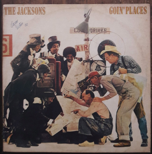 Lp Vinil (vg/+) The Jacksons Goin' Places Ed Br 78 C/enc Gat