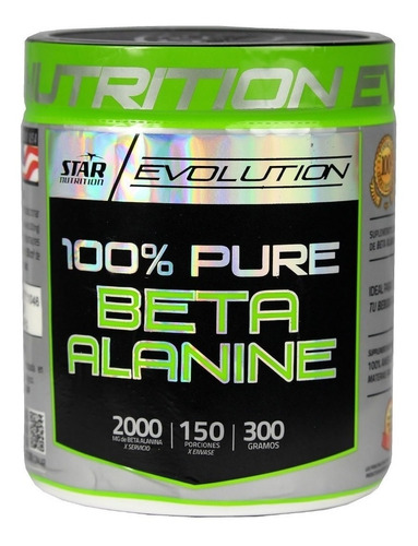 Beta Alanine Pura Star Nutrition 300 Grs Alanina 100%