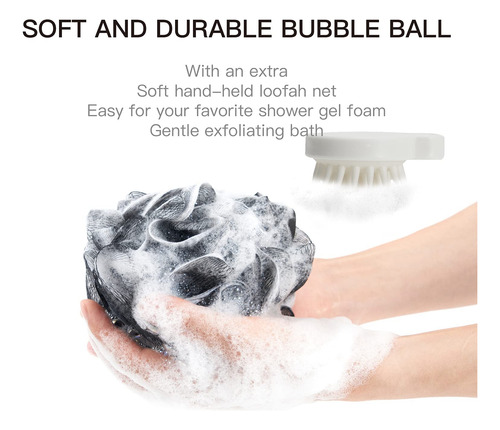 Juego De 8 Cepillos De Baño Luffa Esponja Natural Masajeador Color Nombre Del Diseño