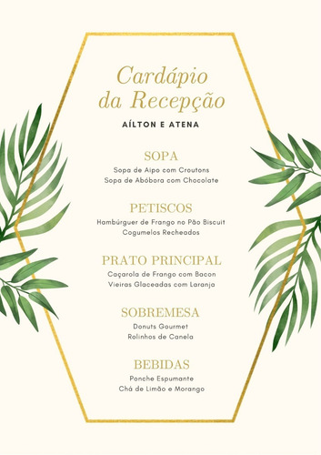 Cardápio Digital Com Qr Code - Casamento Festa Aniversário 2