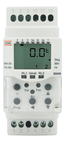 Temporizador Timer Digital Multiescala Multifuncion Riel Din