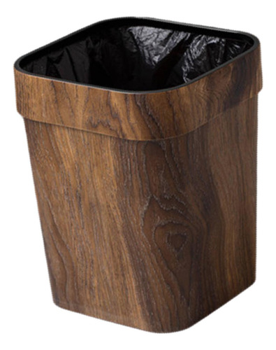 Cesta De Basura Decorativa Rústica, Contenedor De Basura