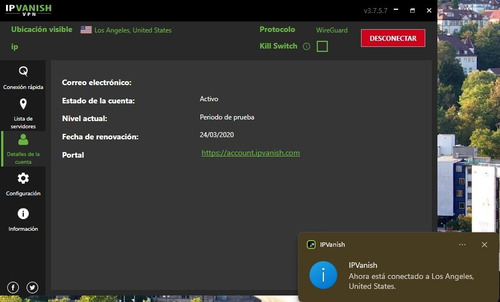 Imagen 4 de 6 de Ipvanish Vpn Tiempo Indefinido - Leer Descripción
