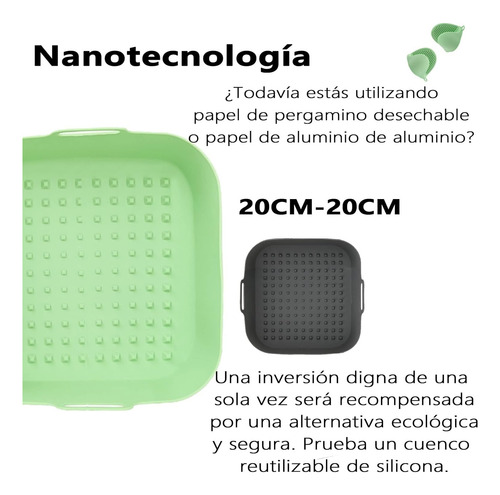 Molde De Silicona Para Freidora Aire,4 Pcs Air Fryer Silicon