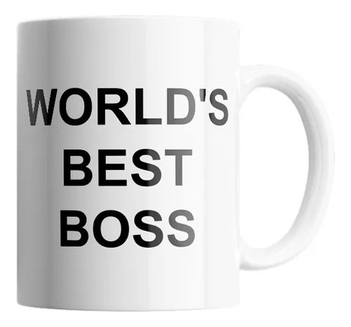 Taza The Office World's Best Boss Ceramica Calidad Premium
