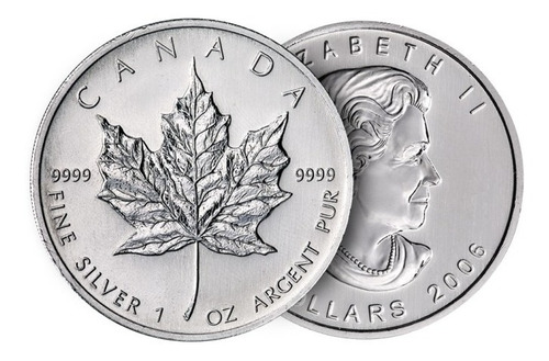 Moneda De Plata 1oz Maple Leaf - Canadá 2021