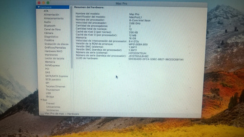 Mac Pro A1289 32gb 2 Teras 12 Core (Usado)