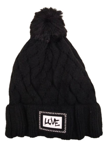 Gorro De Invierno De Dama Abrigo Con Forro Interno Peluche Beige 1