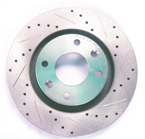 Disco Freno Peugeot 206 207 Parther Perforado Biselado Ofeta